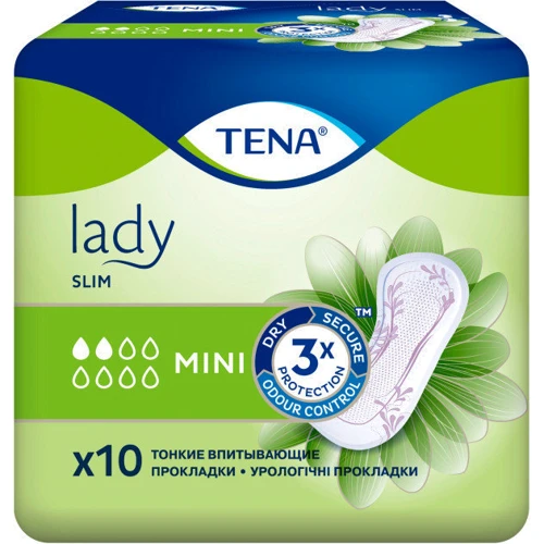 Tena Lady Slim Mini Урологічні прокладки для жінок 10 шт.: Класифікація Лікувальна