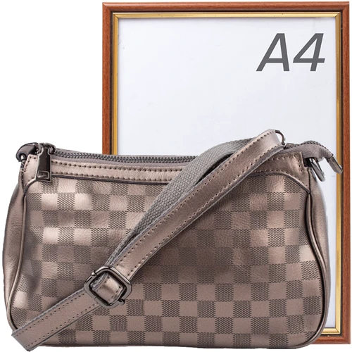 Женская сумка через плечо Valiria Fashion бронзовая (ODA8207-9): Застежка Молния