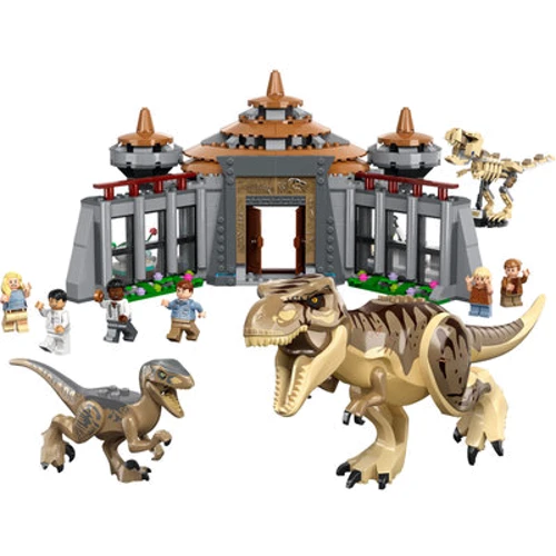 Конструктор LEGO Jurassic World Центр відвідувачів: Атака тиранозавра та раптора (76961): Серія Jurassic World