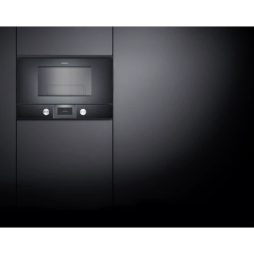 Встраиваемая микроволновая печь Gaggenau BMP224100: Цвет черный