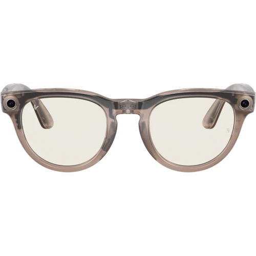 Смарт-окуляри Ray-Ban Meta Low Bridge Fit Shiny Warm Stone - Transitions Clear/Dark Green size L (RW4009F 6705M1 51-23) фото 3