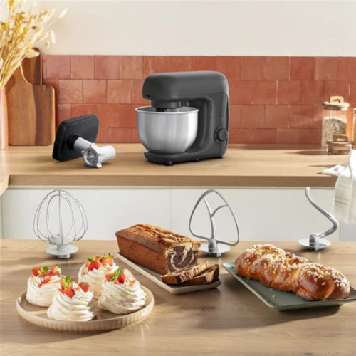 Кухонный комбайн Tefal Bake Essential QB161H38: Материал насадок металл