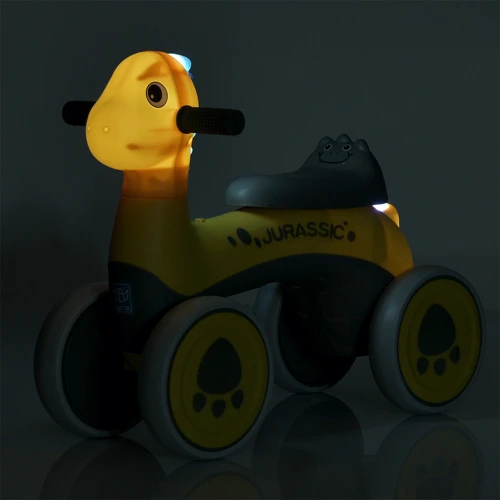 Каталка-толокар Bambi Jurassic жовтий (M 5853E-6)