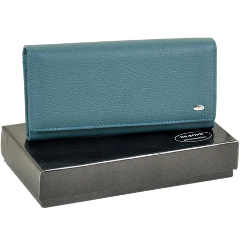 Жіночий гаманець Dr. Bond блакитний (29956 light-blue)