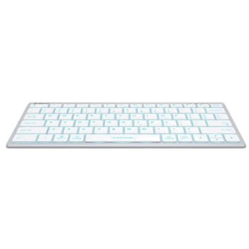 Клавіатура A4Tech FX61 White Ice Blue Backlit: Кількість клавіш 78