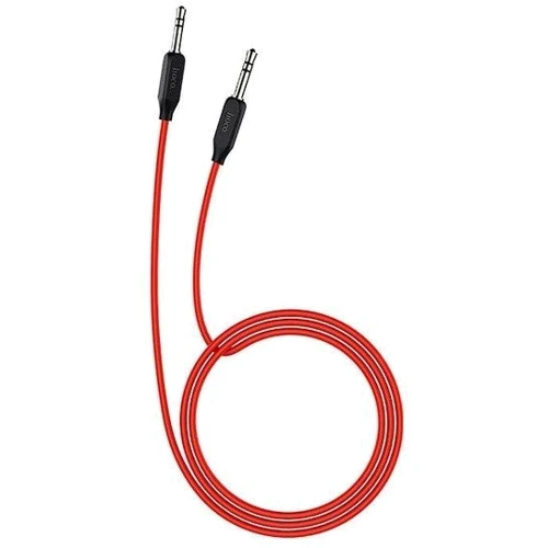 Кабель Hoco Audio Cable AUX 3.5mm Jack UPA11 1m Black: Тип Mini-jack 3.5mm - Mini-jack 3.5mm