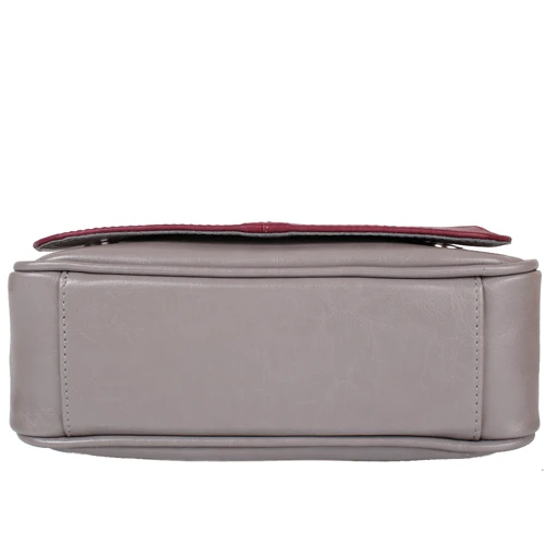 Женская сумка почтальонка Laskara бордовая (LK-DD223-taupe-plum): Страна производитель Греция