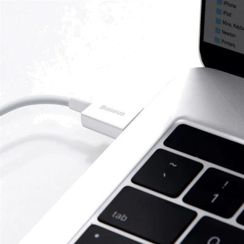 Кабель Baseus USB Cable to Lightning Superior Series 2.4A White 2m (CALYS-C02) фото 7