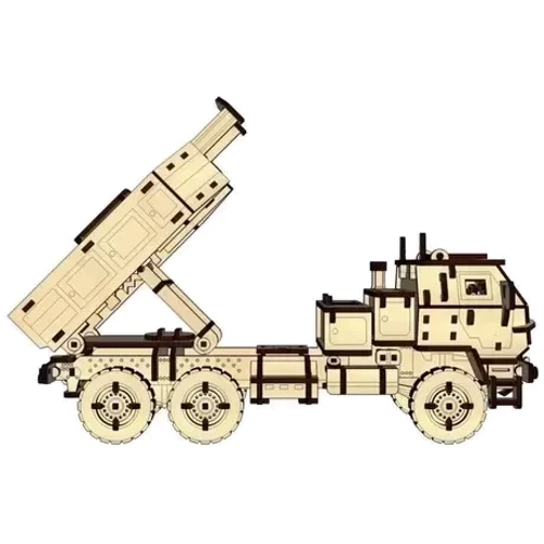 Деревянный конструктор Pazly HIMARS 272 деталей (UPZ-004) фото 1