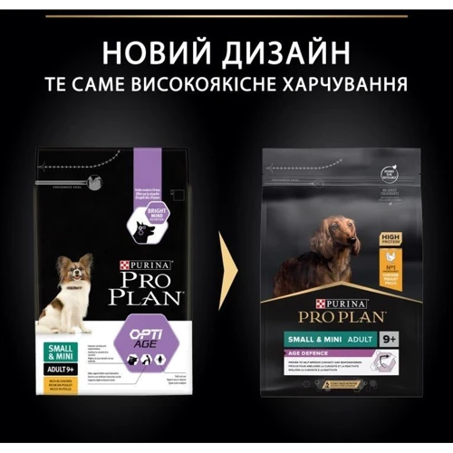 Сухий корм для собак Pro Plan Small & Mini Adult 9+ з куркою 3 кг (7613035125049) фото 10