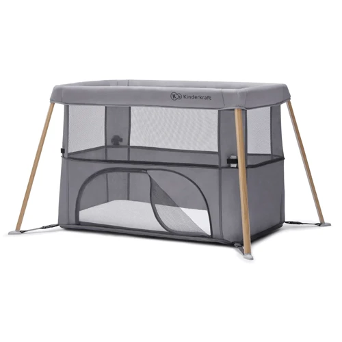 Ліжко-манеж 2 в 1 Kinderkraft Movi Grey Wooden (KCMOVI00WOD0000) фото 17