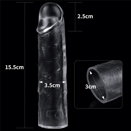 Насадка на пенис Flawless Clear Penis Sleeve Add 1''