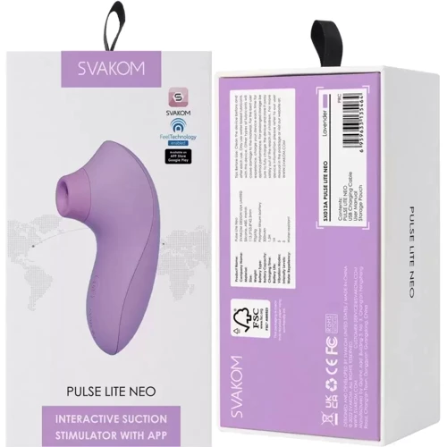 Вакуумний стимулятор Svakom Pulse Lite Neo Lavender