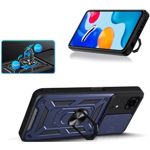 Чехол для телефонов BeCover Military Blue for Xiaomi Redmi Note 11 Pro / 12 Pro 4G (707422): Материал TPU (термополиуретан) и пластик