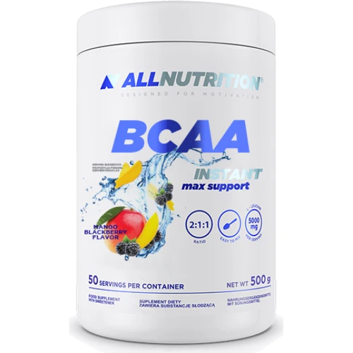 Аминокислота для спорта All Nutrition BCAA Max Support Instant 500 g /50 servings/ Mango Blackberry
