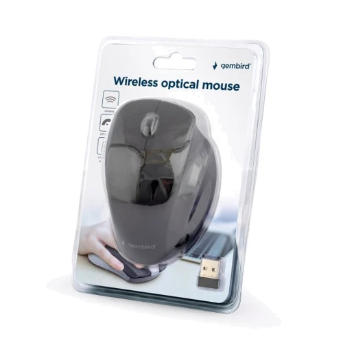 Мышь Gembird MUSW-6B-02 Wireless Black: Тип сенсора оптический