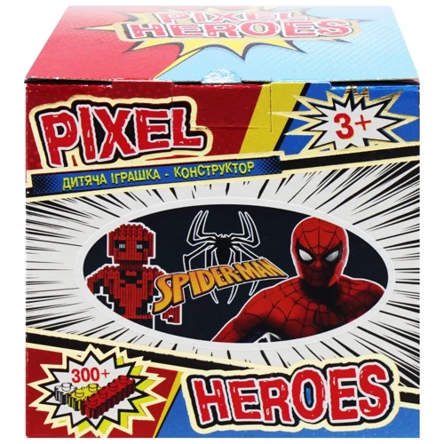 Конструктор VitaToys Pixel Heroes Спайдермен, 374 деталей (VTK 0010)