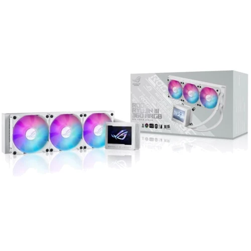 Кулер Asus ROG Ryujin III 360 ARGB White Edition (90RC00L2-M0UAY0): Регулировка оборотов широтно-импульсная модуляция (PWM)