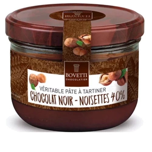 Паста Bovetti из молочного шоколада с лесными орехами 350 г (3501940760001)