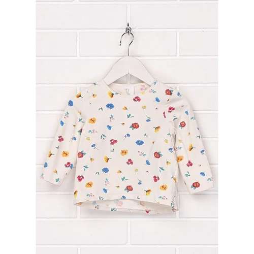 Лонгслів H & M 6446788 80 см молочний