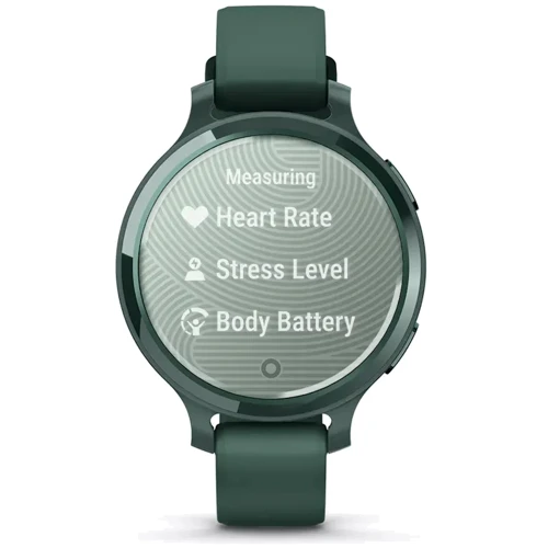 Смарт-часы Garmin Lily 2 Active Jasper Green with Jasper Green Silicone Band (010-02891-02): Фитнес-функции Пульсометр, Шагомер, Подсчет калорий, Пульсоксиметр, GPS-модуль
