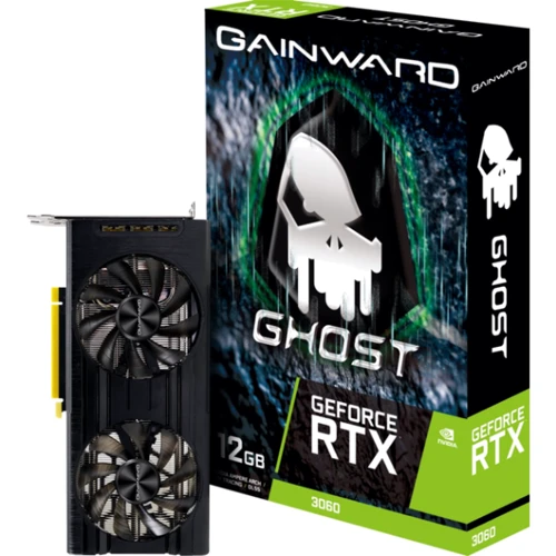 Видеокарта Gainward GeForce RTX 3060 Ghost (NE63060019K9-190AU/471056224-2430): Исполнение Двухслотовое