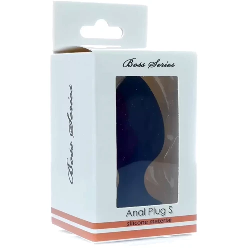 Анальная силиконовая пробка Boss Series - Silicone Anal Plug S (BS7800019)