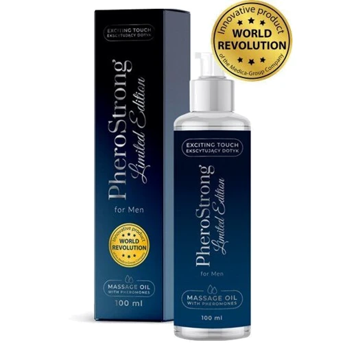 Массажное масло с феромонами PheroStrong Limited Edition for Men, 100 мл: Тип Масло