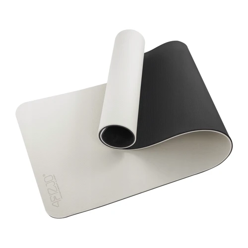 Килимок для фітнесу 4FIZJO TPE 180 x 60 x 0.6 см для йоги та фітнесу 4FJ0376 Grey/Black