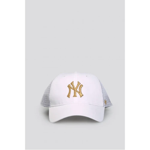 Бейсболка 47 Brand NY Yankees белая (B-BRMTL17CTP-WH)