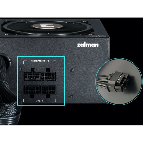 Блок питания Zalman 750W Gigamax III (ZM750-GV3): Вентилятор нижней стенки 120 мм