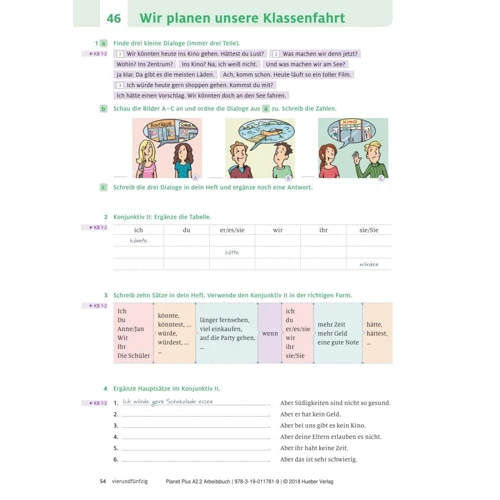 Planet Plus A2.2: Arbeitsbuch: Виробник Hueber