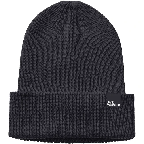 Шапка Jack Wolfskin Essential Beanie черная (1910881_6000)