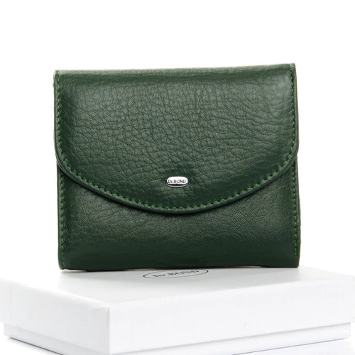 Женский кошелек Dr. Bond зеленый (WS-4 dark-green)