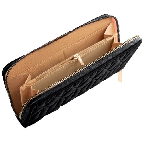 Женский кошелек Valiria Fashion черный (5DETAAB005-black): Материал Искусственная кожа