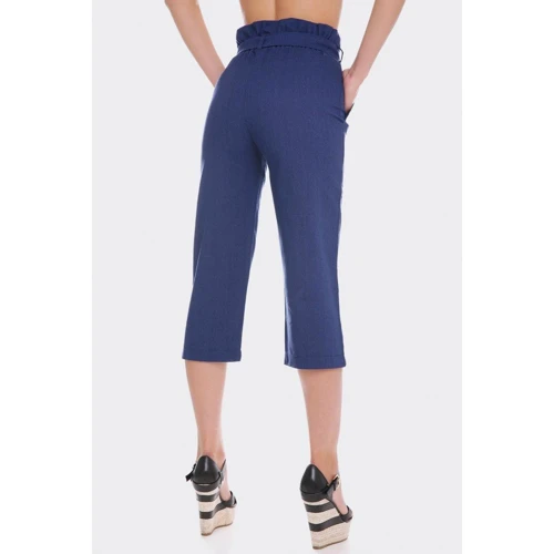 Капри ArtStyleLeggings KPR-290A 44 синие: Вид Капри