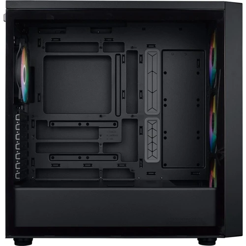 Корпус Cooler Master MasterBox 600 Black (MB600-KGNN-S00): Материал передней панели Сталь