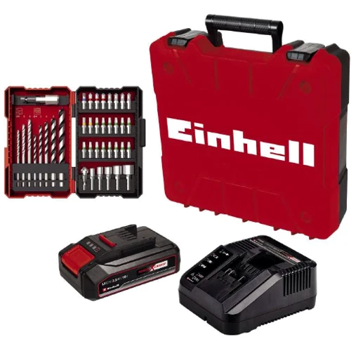 Шуруповерт Einhell X-Change TE-CD 18/2 Li + 39 (4514219): Кількість швидкостей роботи 2