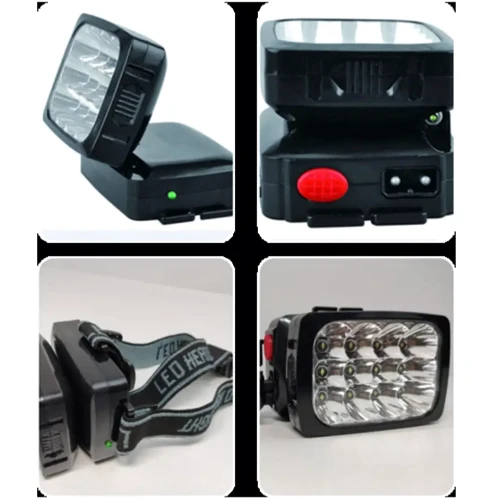 Ліхтар туристичний GR-1837 (12 LED, 1800 mAh) (121287): Тип Налобный