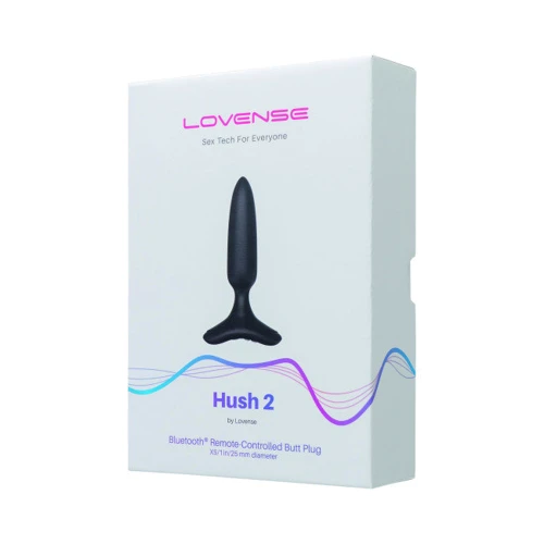 Анальная смарт-вибропробка Lovense Hush 2, размер XS