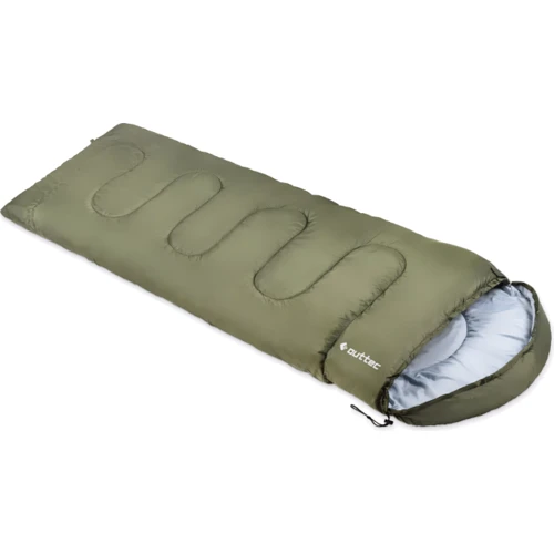 Спальный мешок Outtec одеяло с капюшоном хаки (5907766665908)