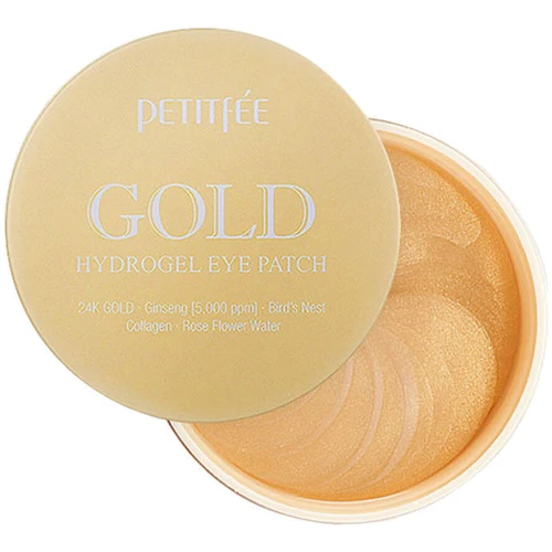 Petitfee Gold Hydrogel Eye Patch Гидрогелевые патчи для глаз с золотым комплексом +5 - 60 шт.: Время применения универсальный
