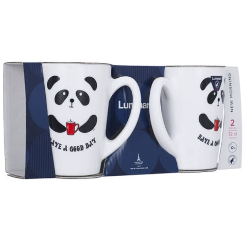 Набір чашок Luminarc New Morning Have A Good Day 2х320 мл (P5151): Кількість 2