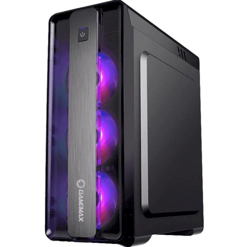 Корпус GameMax Moonlight FRGB-Black: Типоразмер Midi-Tower