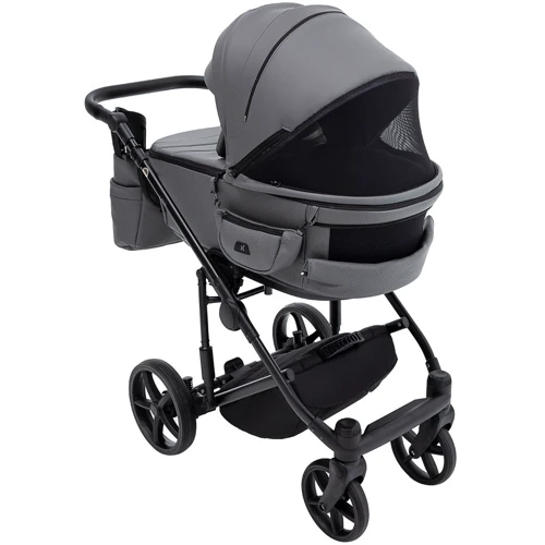 Коляска 2 в 1 Adamex Zico Eco Sa-4 темно-серый (680850): Ширина шасси 57.5 см