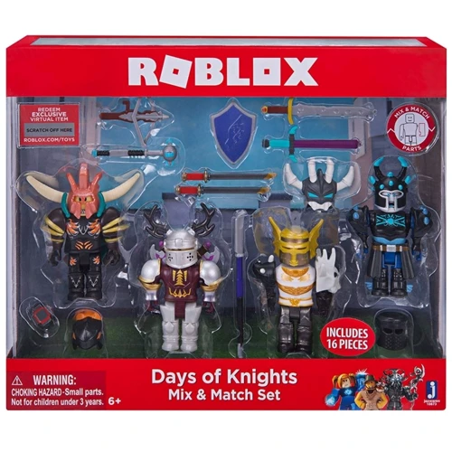 Ігрова колекційна фігурка Jazwares Roblox Mix & amp, Match Set Days of Knights, в наборі 4шт (10873R): Тип Персонаж мультфільму, фільму