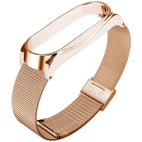 Ремешок BeCover Metal Band Rose Gold (709360) for Xiaomi Mi Smart Band 8