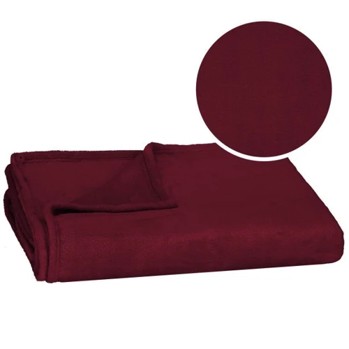 Плед Springos Luxurious Blanket 150x200 см бордовый (HA7203): Размер, см 150х200