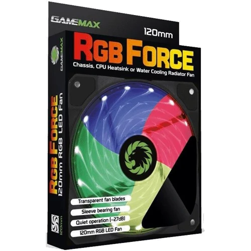 Кулер GameMax RGB Force (GMX-12RGB): Тип вентилятор