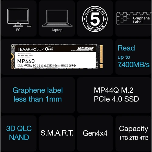 TEAM MP44Q 1 TB (TM8FFD001T0C101): Тип накопичувача внутренний